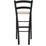 Scaun Paesana bar, crem G02, 41x101x44 cm, cadru wenge, stofa G - imagine 4