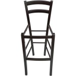 Scaun Paesana bar, crem G02, 41x101x44 cm, cadru wenge, stofa G - imagine 5