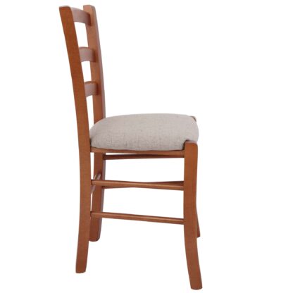 Scaun Paesana, crem G02, 43x88x45 cm, cadru cires, stofa G - imagine 2