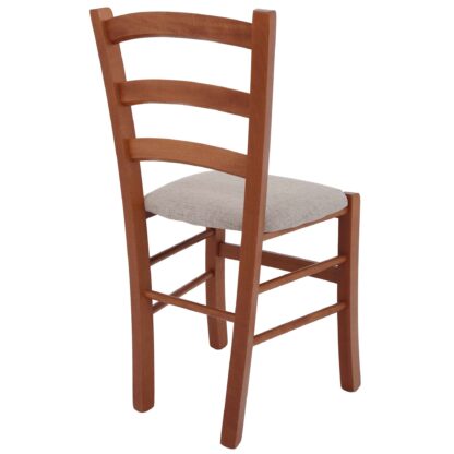 Scaun Paesana, crem G02, 43x88x45 cm, cadru cires, stofa G - imagine 4