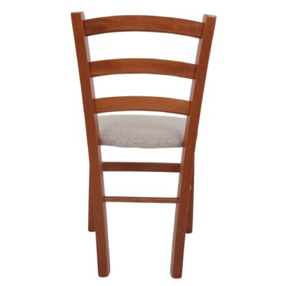 Scaun Paesana, crem G02, 43x88x45 cm, cadru cires, stofa G - imagine 5