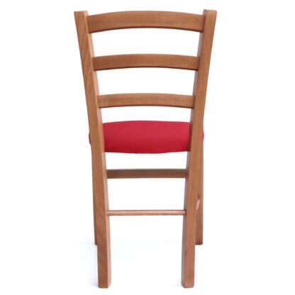 Scaun Paesana, rosu G16, 43x88x45 cm, cadru cires, stofa G - imagine 5