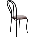 Scaun Tulipan, maro 15611, 89x40x50 cm, cadru negru, imitatie piele - imagine 3