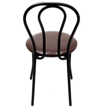 Scaun Tulipan, maro 15611, 89x40x50 cm, cadru negru, imitatie piele - imagine 2