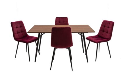 Set masă MB-69 cu 4 scaune S-155 Grena - imagine 3