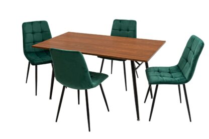 Set masă MB-69 cu 4 scaune S-155 Verde