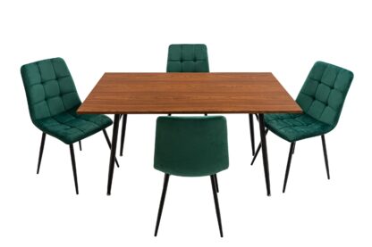 Set masă MB-69 cu 4 scaune S-155 Verde - imagine 3