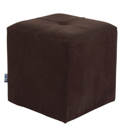 Taburet Cool, maro, stofa, 36x35x35 cm