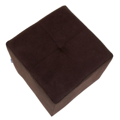 Taburet Cool, maro, stofa, 36x35x35 cm - imagine 5