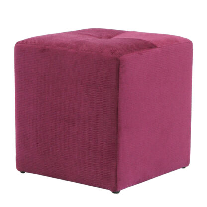 Taburet Cool, mov, stofa, 36x35x35 cm