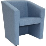 Fotoliu Victor, bleu, stofa, 67x75x56 cm - imagine 3