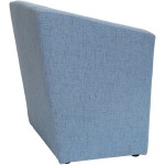 Fotoliu Victor, bleu, stofa, 67x75x56 cm - imagine 2