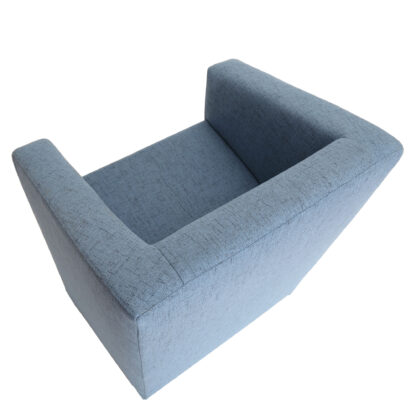 Fotoliu Victor, bleu, stofa, 67x75x56 cm - imagine 4