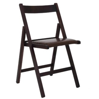 Scaun Basic Tapitat, cadru wenge, wenge, piele ecologica, 78.5×42.5×49 cm