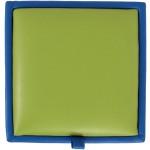 Taburet Box, albastru-verde, imitatie piele, 41x37x37 cm - imagine 5