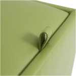 Taburet Box, verde, imitatie piele, 41x37x37 cm - imagine 4