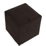 Taburet Box, maro, stofa D, 41x37x37 cm
