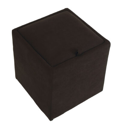 Taburet Box, maro, stofa D, 41x37x37 cm