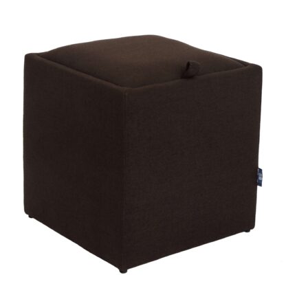 Taburet Box, maro, stofa G, 41x37x37 cm