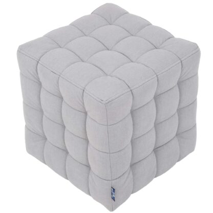 Taburet Bump D, stofa bleu, 41x38x38 cm - imagine 6