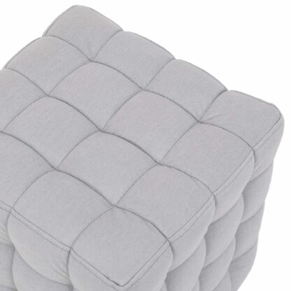Taburet Bump D, stofa bleu, 41x38x38 cm - imagine 3