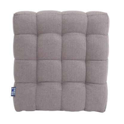 Taburet Bump D, stofa gri deschis, 41x38x38 cm - imagine 5