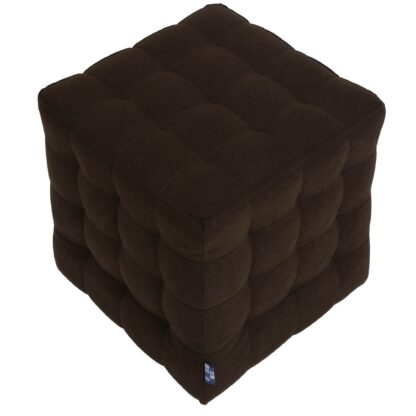 Taburet Bump D, stofa maro, 41x38x38 cm - imagine 6