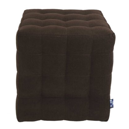 Taburet Bump D, stofa maro, 41x38x38 cm - imagine 4