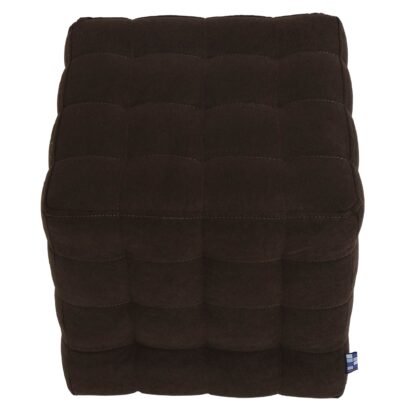 Taburet Bump D, stofa maro, 41x38x38 cm - imagine 2