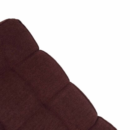 Taburet Bump D, stofa bordo, 41x38x38 cm - imagine 2