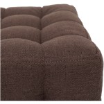 Taburet Bump G, stofa maro, 41x38x38 cm - imagine 2