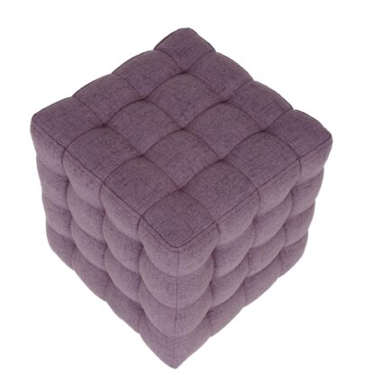 Taburet Bump G, stofa mov, 41x38x38 cm - imagine 4