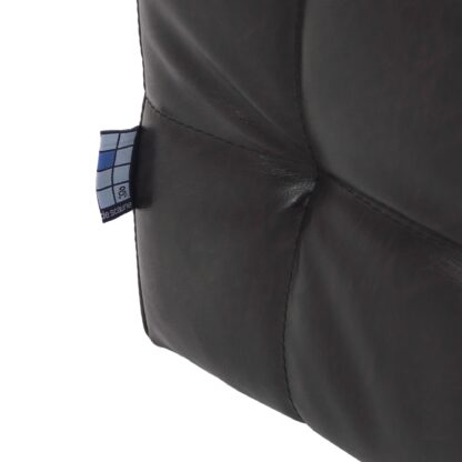 Taburet Bump, imitatie piele wenge, 41x38x38 cm - imagine 3