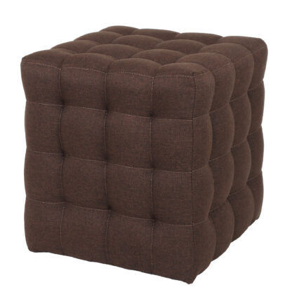 Taburet Bump S, stofa maro, 41x38x38 cm