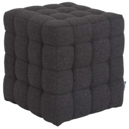 Taburet Bump S, stofa gri, 41x38x38 cm