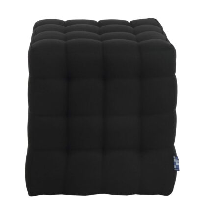 Taburet Bump S, stofa negru, 41x38x38 cm - imagine 2