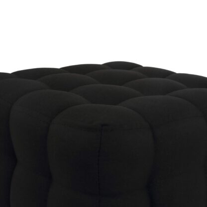 Taburet Bump S, stofa negru, 41x38x38 cm - imagine 4