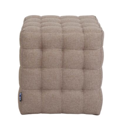 Taburet Bump S, stofa bej, 41x38x38 cm - imagine 2