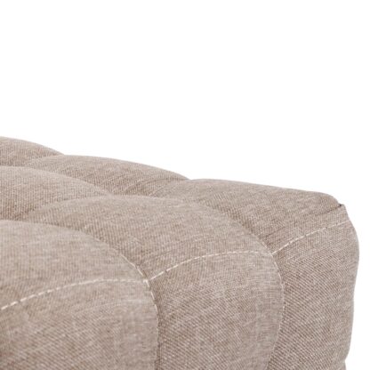 Taburet Bump S, stofa bej, 41x38x38 cm - imagine 4