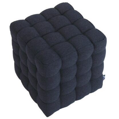Taburet Bump S, stofa albastru, 41x38x38 cm - imagine 3