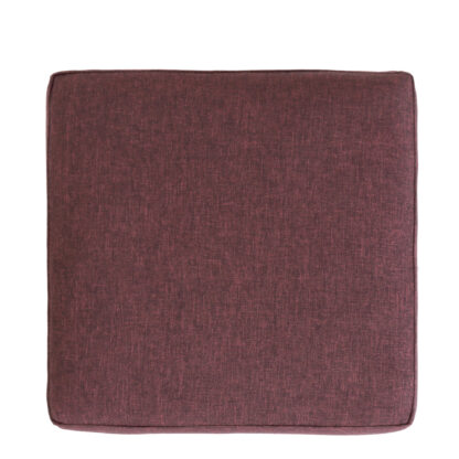 Husa taburet Cube, bordo, stofa, 38x45x38 cm - imagine 8
