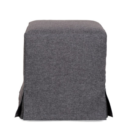 Taburet Cube T, gri, stofa S, 45x38x38 cm - imagine 7