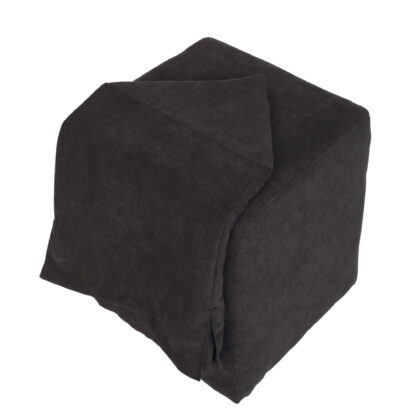Taburet Cube T, negru, stofa K, 45x38x38 cm - imagine 6