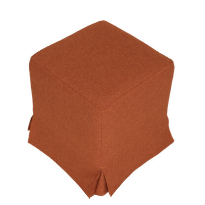 Taburet Cube T, stofa, stofa S25, portocaliu - imagine 4