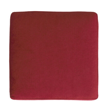 Taburet Cube T, rosu, stofa K, 45x38x38 cm - imagine 2