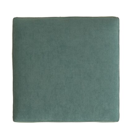 Taburet Cube T, turcoaz, stofa K, 45x38x38 cm - imagine 8