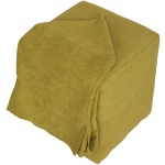 Husa taburet Cube, verde, stofa, 38x45x38 cm - imagine 5