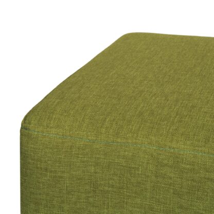 Husa taburet Cube, verde inchis, stofa, 38x45x38 cm - imagine 6