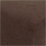 Taburet Cube, maro, stofa, 45x38x38 cm - imagine 5