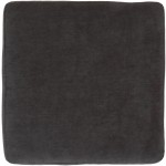 Taburet Cube, negru, stofa, 45x38x38 cm - imagine 6